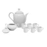 Conjunto Bule Porcelana, Xícaras para Café e Açucareiro 8 Pç - 1