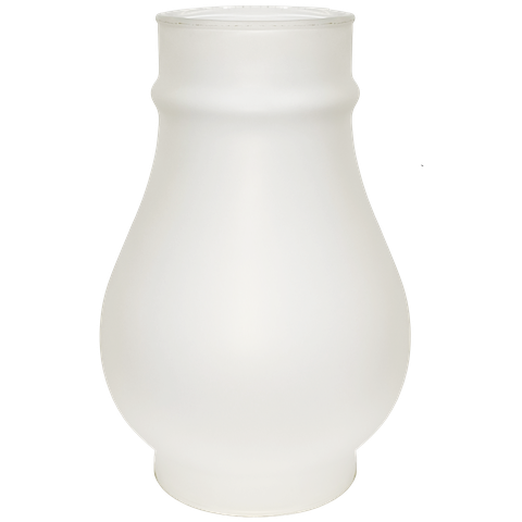 Cúpula Manga Tupan Vidro para Lampião e Decoração Retrô:fosco/liso