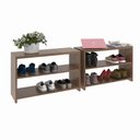 Ver imagem 3 de Conjunto com 2 Sapateiras Recamier Safira - Freijó- Rpm Móveis