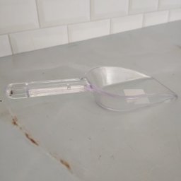 Kit 3 Colher Medidora Plástico Pás Dosadoras para Grãos Cereais Ração Cozinha Multiuso Transparente - 6