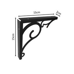 Kit Mãos Francesas 15cm X 15cm Direita Esquerda Suporte Prateleira Metal - 5