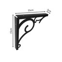 Ver imagem 5 de Kit Mãos Francesas 15cm X 15cm Direita Esquerda Suporte Prateleira Metal