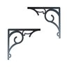 Kit Mãos Francesas 15cm X 15cm Direita Esquerda Suporte Prateleira Metal - 1