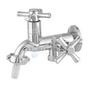 Ver imagem 4 de Kit 2 Torneira - Torneira 1428 P/ Maquina de Lavar C/ 2 Saídas Abs (plástico de Engenharia)+