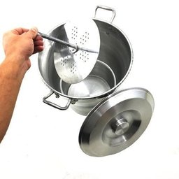 Panela para Fazer Cuscuz Cuscuzeiro Linha Hotel 19 Litros Nº30 - 3