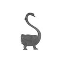 Ver imagem 2 de Par Pé de Banco Praça Jardim Decoração Cisne Ferro Fundido