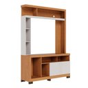Ver imagem 2 de Estante Home para TV até 65 Polegadas Dália 2 Portas MDP 136,2cm Freijó Off White Matte Colibri