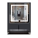 Ver imagem 3 de Espelho Quadrado Jateado Iluminado com Led Frio 60x60cm