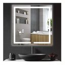 Ver imagem 2 de Espelho Quadrado Jateado Iluminado com Led Frio 60x60cm