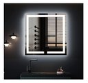 Ver mais imagens de Espelho Quadrado Jateado Iluminado com Led Frio 60x60cm