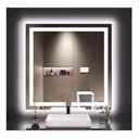 Ver imagem 7 de Espelho Quadrado Jateado Iluminado com Led Frio 60x60cm