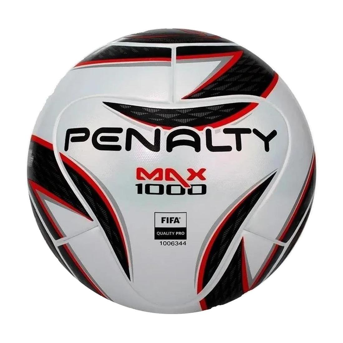 Bola Futsal Max 1000 XXII FIFA 2022 Penalty - Branco/Preto/Vermelho - 3