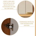 Ver mais imagens de Cozinha Modulada 6 Peças 1 Torre 2 Balcões e 3 Armários Aéreo Elena Cinamomo/Offwhite