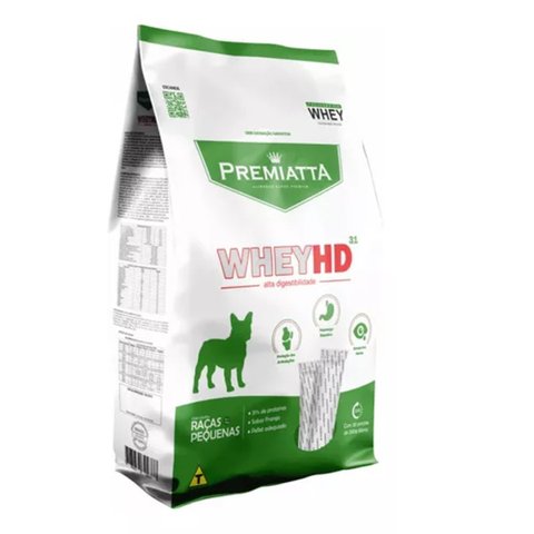 Ração Premiatta Whey Hd 31 Adulto da Raça Pequena 6kg