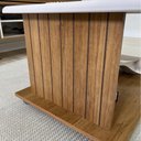 Ver imagem 6 de Mesa de Centro 100x50 Cm com Rodizios Cinamomo Off White Arly
