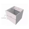 Nicho Organizador de Brinquedos com Baús Infantil com Porta Carrinhos Cauê 100% Mdf - 7