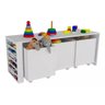 Nicho Organizador de Brinquedos com Baús Infantil com Porta Carrinhos Cauê 100% Mdf - 4