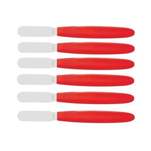 Espátula Inox Tramontina Manteiga Cremes Pastas 6 Peças