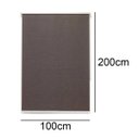 Ver imagem 2 de Persiana Cortina Translucida Rolo Poliester 1M X 2M