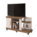 Ver imagem 2 de Rack Jasmim para TV 42 120cm MDP com Porta Nichos Carvalho Off White Leão Móveis