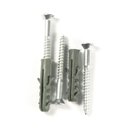 Ver imagem 1 de Parafuso Madeira 6,1mm X 75mm com Bucha 12mm (cartela 2 Unidades) - Sfixa