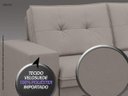 Ver imagem 5 de Conjunto de Sofá 2 e 3 Lugares Fixo Verona Velosuede Marrom - NetSofás