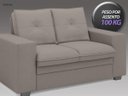 Ver imagem 7 de Conjunto de Sofá 2 e 3 Lugares Fixo Verona Velosuede Marrom - NetSofás