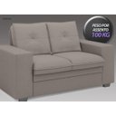 Ver imagem 7 de Conjunto de Sofá 2 e 3 Lugares Fixo Verona Velosuede Marrom - NetSofás