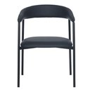 Ver imagem 4 de Cadeiras Estofadas C/ Encosto Curvo e Base Aço Carbono 2 Un Cor:preto
