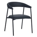 Ver imagem 5 de Cadeiras Estofadas C/ Encosto Curvo e Base Aço Carbono 2 Un Cor:preto