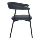 Ver imagem 6 de Cadeiras Estofadas C/ Encosto Curvo e Base Aço Carbono 2 Un Cor:preto