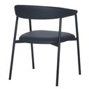 Ver imagem 7 de Cadeiras Estofadas C/ Encosto Curvo e Base Aço Carbono 2 Un Cor:preto