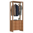 Ver imagem 5 de Closet Modulado 3 Gavetas 200x80 Cm Ey102 Montana Novam