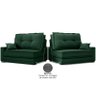 Sofá Palermo 2,80m Retrátil e Reclinável Velosuede Verde - Netsofás - 7