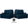 Sofá Palermo 2,80m Retrátil e Reclinável Velosuede Petroleo - Netsofás - 8
