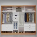 Ver imagem 2 de Guarda-Roupa Casal com Espelho 3 Portas e 6 Gavetas Taylor Bom Pastor