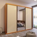Ver imagem 1 de Guarda-Roupa Casal com Espelho 3 Portas e 6 Gavetas Taylor Bom Pastor