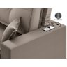 Sofá Palermo 2,80m Retrátil e Reclinável Velosuede Capuccino - Netsofás - 5
