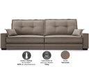 Ver imagem 4 de Sofá Palermo 2,80m Retrátil e Reclinável Velosuede Capuccino - Netsofás