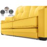 Sofá Palermo 2,80m Retrátil e Reclinável Velosuede Canario - Netsofás - 5
