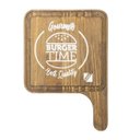 Ver imagem 3 de Kit 10 Tábua de Hambúrguer Madeira Pinus Estufado Natural