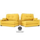 Ver mais imagens de Sofá Palermo 2,00m Retrátil e Reclinável Velosuede Canario - Netsofás