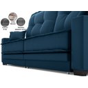 Ver imagem 5 de Sofá Palermo 2,20m Retrátil e Reclinável Velosuede Petroleo - Netsofás