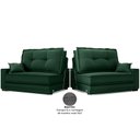 Ver mais imagens de Sofá Palermo 2,20m Retrátil e Reclinável Velosuede Verde - Netsofás