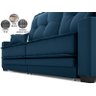Sofá Palermo 2,40m Retrátil e Reclinável Velosuede Petroleo - Netsofás - 5