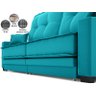 Sofá Palermo 2,40m Retrátil e Reclinável Velosuede Turquesa - Netsofás - 5