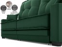Ver imagem 5 de Sofá Palermo 2,40m Retrátil e Reclinável Velosuede Verde - Netsofás