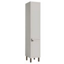 Ver imagem 3 de Armário Paneleiro 2 Portas Provençal Americano Conecta Branco/Fosco