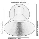 Ver imagem 6 de Kit 2 Arandelas Articulada Retro Tenesse Aluminio Branco