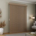Ver imagem 1 de Persiana Vertical em Tecido com Bando Crisdan Largura 1,50 X 1,10 Altura Bege Mescla